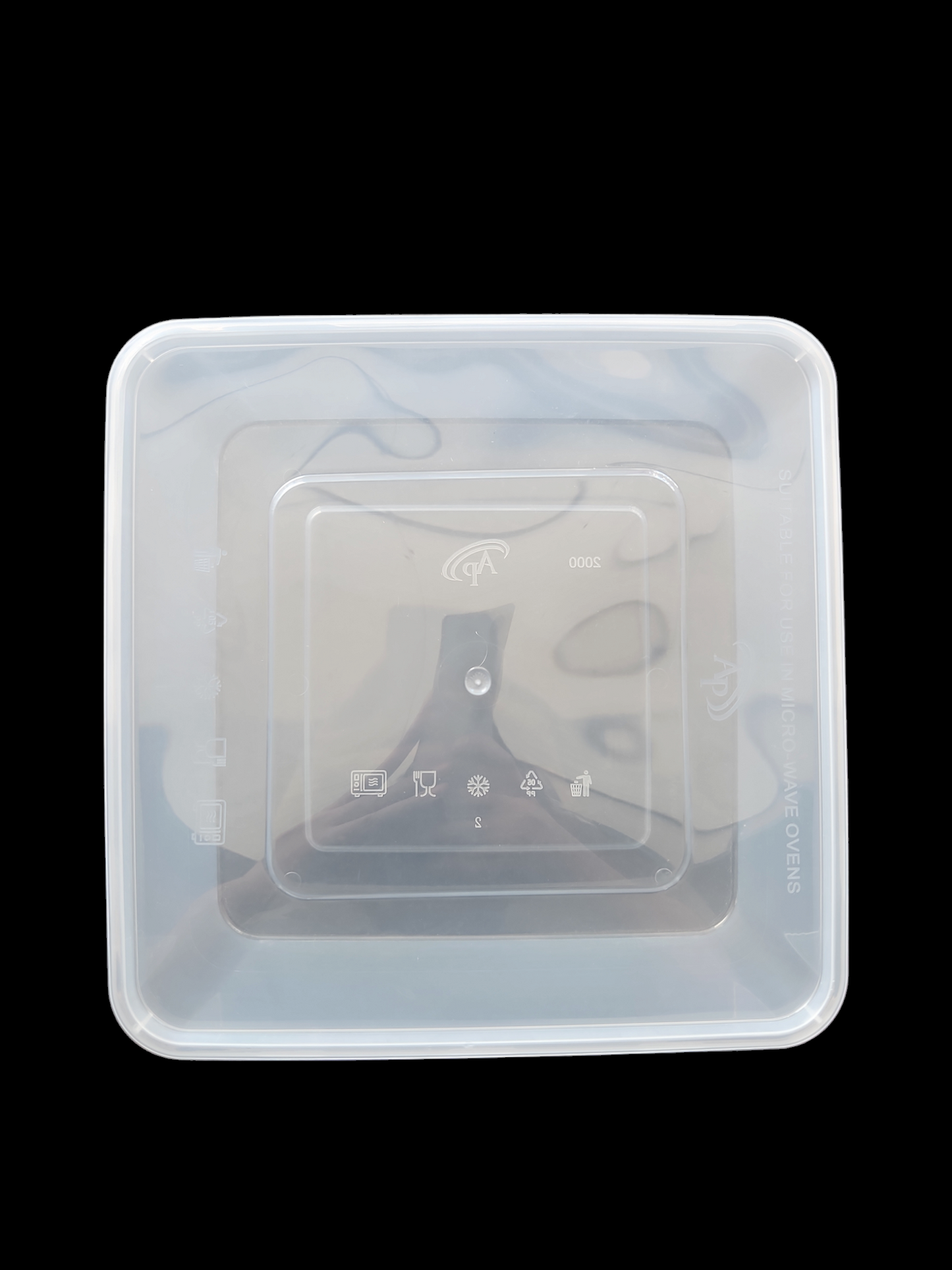 2000 ML PLASTIC FOOD CONTAINER